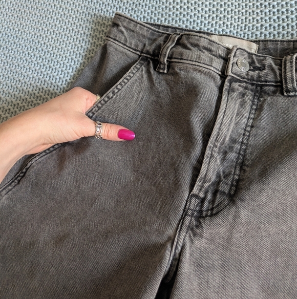 Everlane Grey Barrel Jeans Sz 24 - Picture 3 of 10